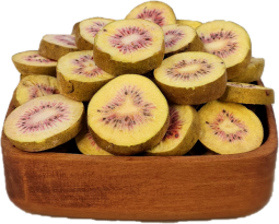 Freeze-dried red-fleshed kiwi