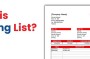 What Information is Included in a Packing List?