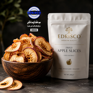 premium unpeeled apple slices
