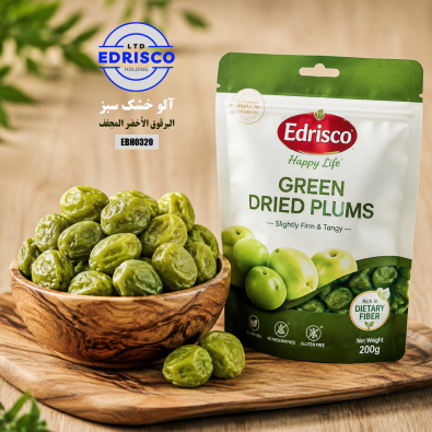 green dried plums